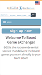 Mobile Screenshot of boardgameexchange.com